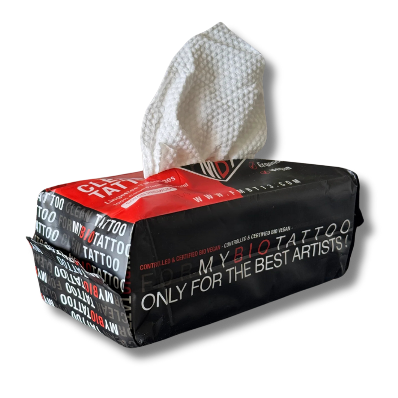 CLEAN TATTOO - Lingettes Nettoyantes pour Tatouage