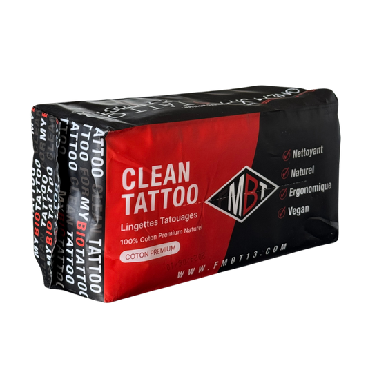 CLEAN TATTOO - Lingettes Nettoyantes pour Tatouage